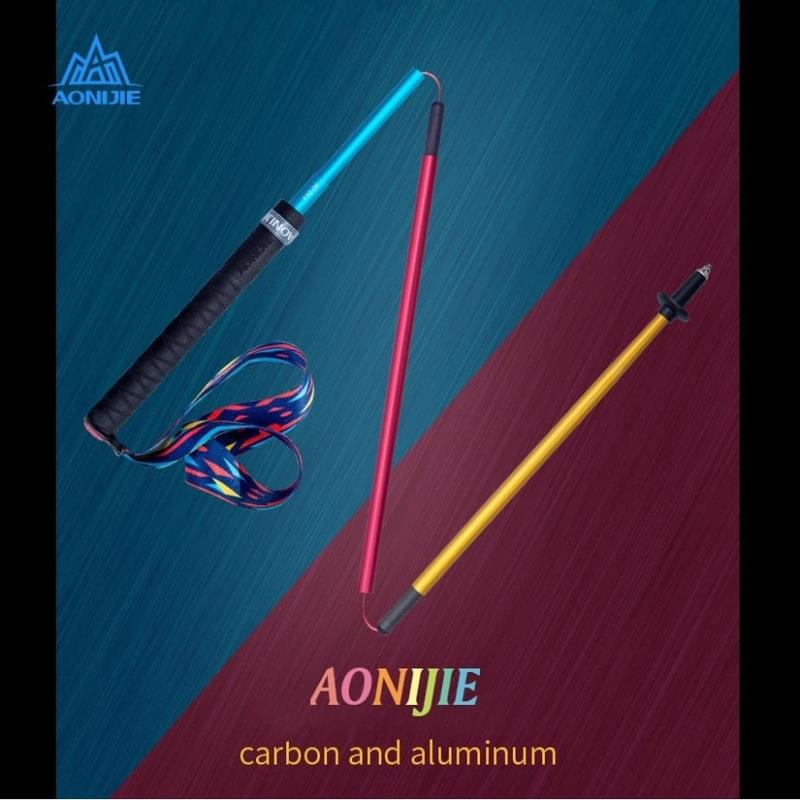 Aonijie Foldable Trekking Pole E4201 - Trail Running Hiking GOLD GRAY 2