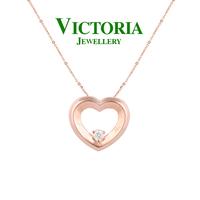 Gambar Liontin Berlian / Liontin Love Berlian + Kalung VNK Victoria Jewellery dari Victoria Jewellery Online Kota Administrasi Jakarta Selatan 1 Tokopedia