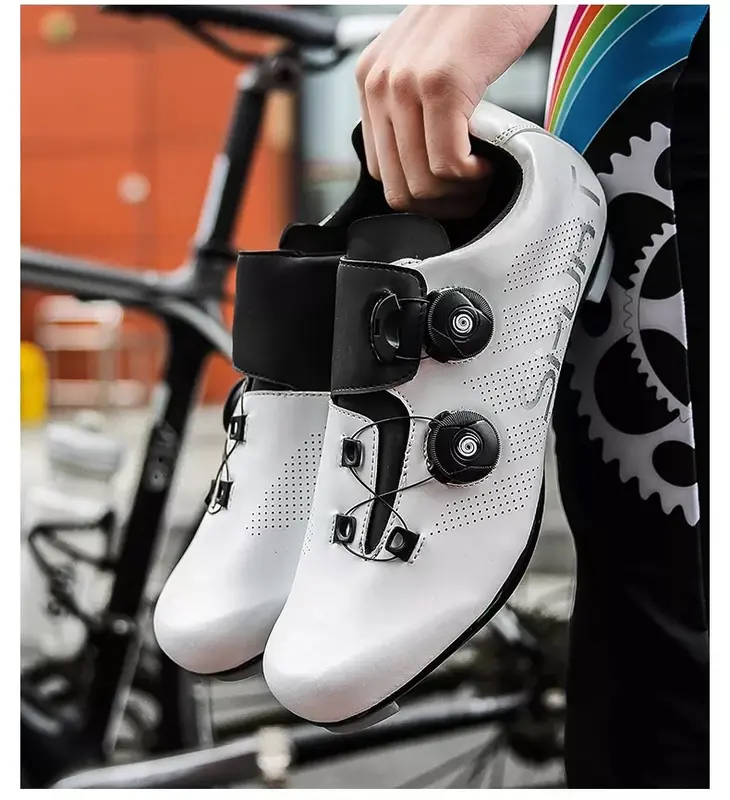 Sepatu Sepeda Roadbike MTB RPM A206 Multi Cleat Cycling Lock Shoes 3