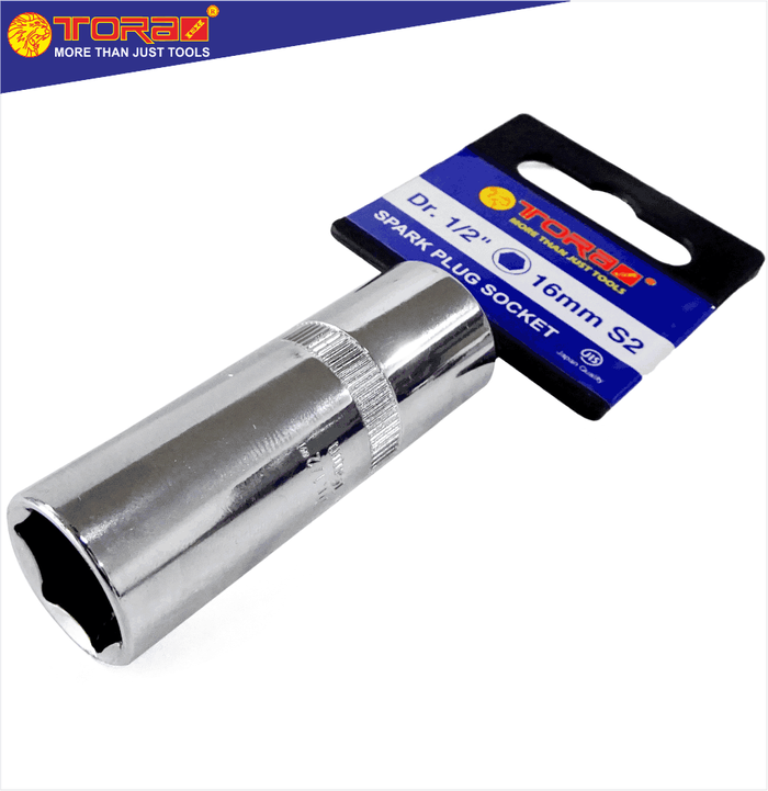 Gambar TORA Mata Sok & Busi - Socket 1/2 DR Spark Plug 16 mm dari Tora Official Shop Kab. Bandung Tokopedia