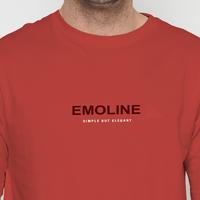 Gambar EMOLINE Kaos Katun Pria Men Katun Combed Round Neck Pink - Pink, L dari emoline Kota Administrasi Jakarta Barat 4 Tokopedia