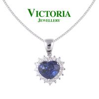 Gambar Liontin Berlian Batu Blue Sapphire Love VPD650748 Victoria Jewellery dari Victoria Jewellery Online Kota Administrasi Jakarta Selatan 1 Tokopedia