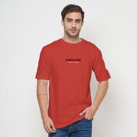 Gambar EMOLINE Kaos Katun Pria Men Katun Combed Round Neck Pink - Pink, L dari emoline Kota Administrasi Jakarta Barat 1 Tokopedia