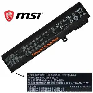 Battery Baterai MSI GL62MVR 7RFX BTY-M6H Original