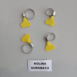 Klem Selang Stainless /Hose Clamp 1/2", 5/8" , 3/4" , 7/8" (Tebal 8mm)