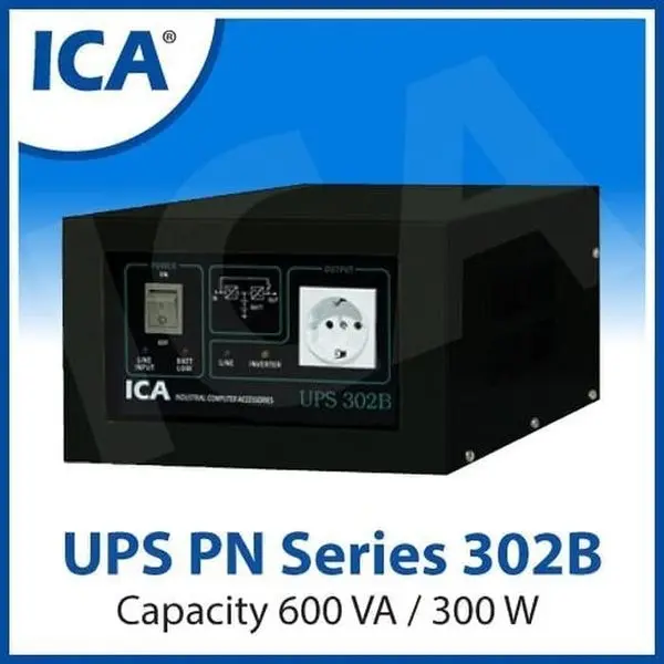 UPS ICA 302B PN302B 600 VA / 300 Watt Line Interactive UPS