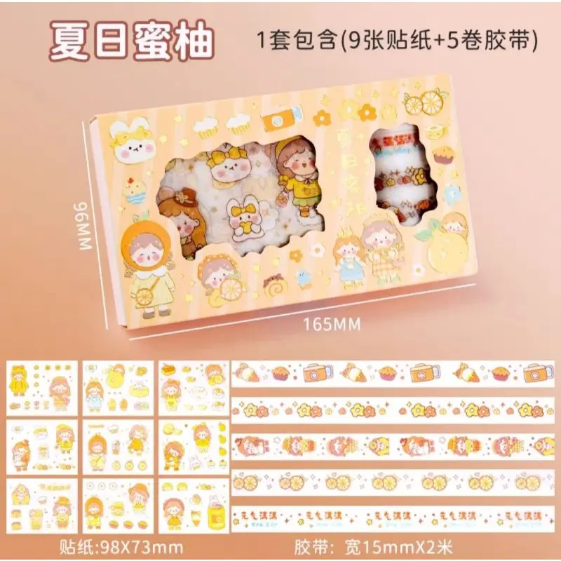 Set Washi Tape Sticker Lucu Dekor Scrapbook Diary Selotip Masking Tape Set Washi Tape Sticker Lucu Dekor Scrapbook Diary Selotip Masking Tape