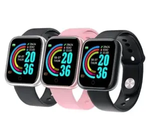 Jam Tangan Smartwatch Sport Wanita Y68 Bluetooth Jam Tangan Cewek