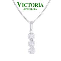 Gambar Liontin Berlian Trilogi VPD636223 Victoria Jewellery - Putih dari Victoria Jewellery Online Kota Administrasi Jakarta Selatan 3 Tokopedia