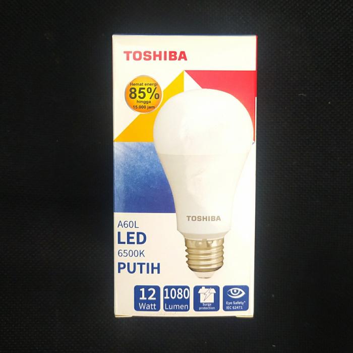 Gambar LED Toshiba 12 watt putih / toshiba led bulb 12w putih 6500k dari BestBright Store Kota Administrasi Jakarta Pusat Tokopedia