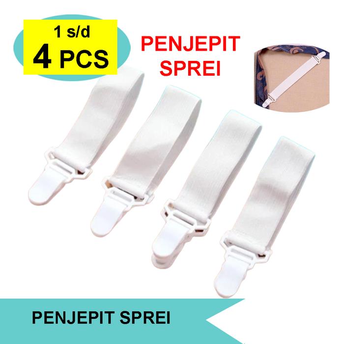 Gambar Penjepit Sprei Anti Geser Anti Lepas Jepitan Pengait Sprei Spray Karet - 1 pcs dari TOMINDO Kota Administrasi Jakarta Utara Tokopedia
