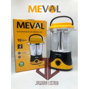 LAMPU EMERGENCY MEVAL LED CAMPING LAMP MC1 16A RECHARGEABLE