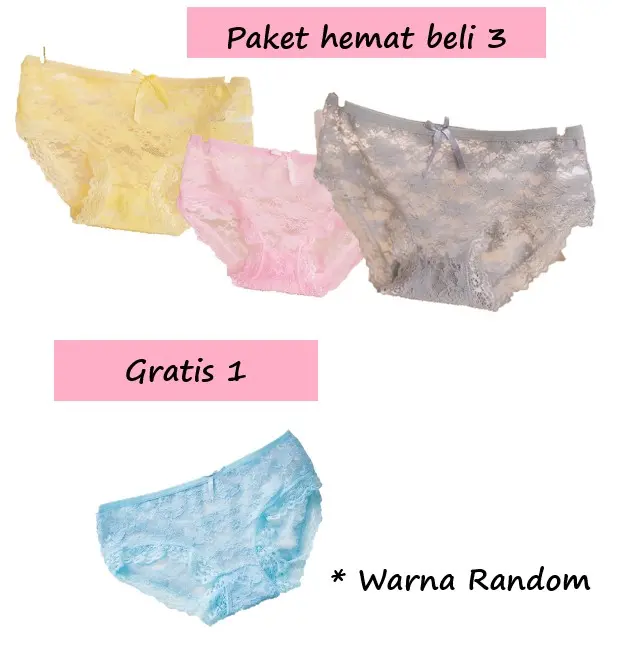 Celana Dalam Wanita Renda transparan