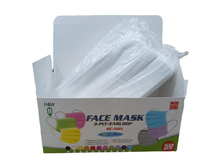 Gambar MASKER 3PLY KING MASK / MASKER 3 PLY EARLOOP ISI 50pc izin kemenkes dari PAYDAY STORE Kota Administrasi Jakarta Pusat 4 Tokopedia