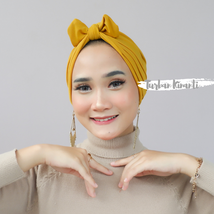 Gambar Turban Tali Jersey Korea Part 2 - Dustypink, All Size dari turbankinanti Kab. Karawang 4 Tokopedia