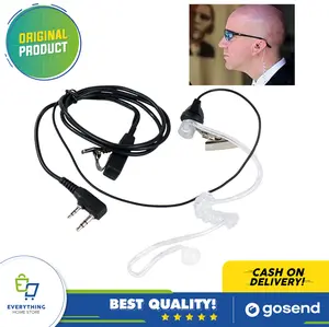 Headset Gaya FBI Untuk Walkie Talkie Baofeng or HT Taffware Earphone