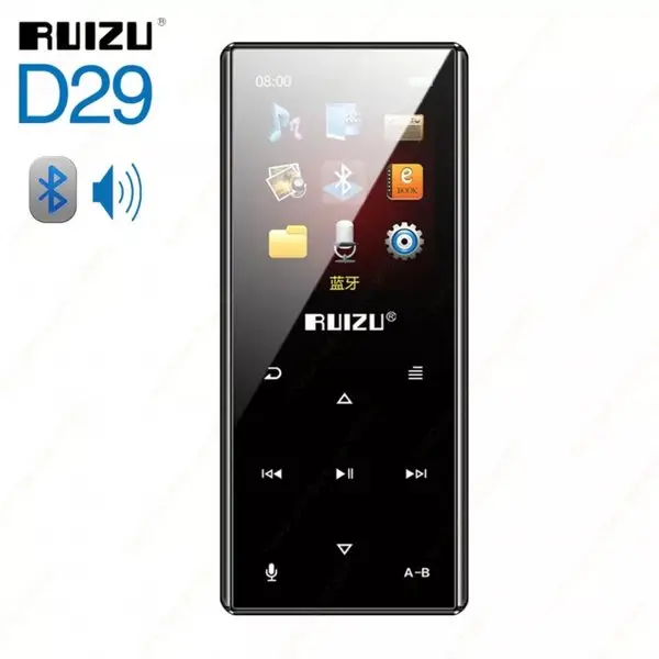 Ruizu D29 mp3 mp4 bluetooth speaker 8 GB full metal DAP player