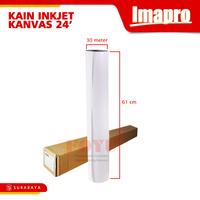 Gambar Kain Kanvas Inkjet Printing Imapro Glossy Matte 260gsm 24 inch 61 cm - Glossy dari Foyu Photo Kota Surabaya 2 Tokopedia