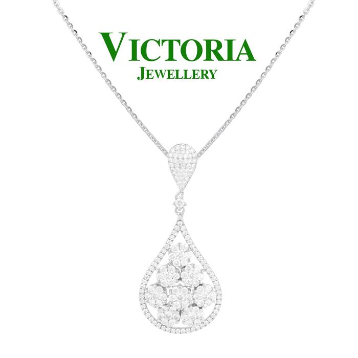 Gambar Liontin Berlian VPD497398 Victoria Jewellery dari Victoria Jewellery Online Kota Administrasi Jakarta Selatan Tokopedia
