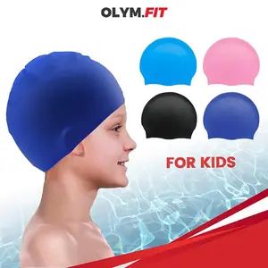 OLYM.FIT Topi Renang Anak Silicone Swim Swimming Cap
