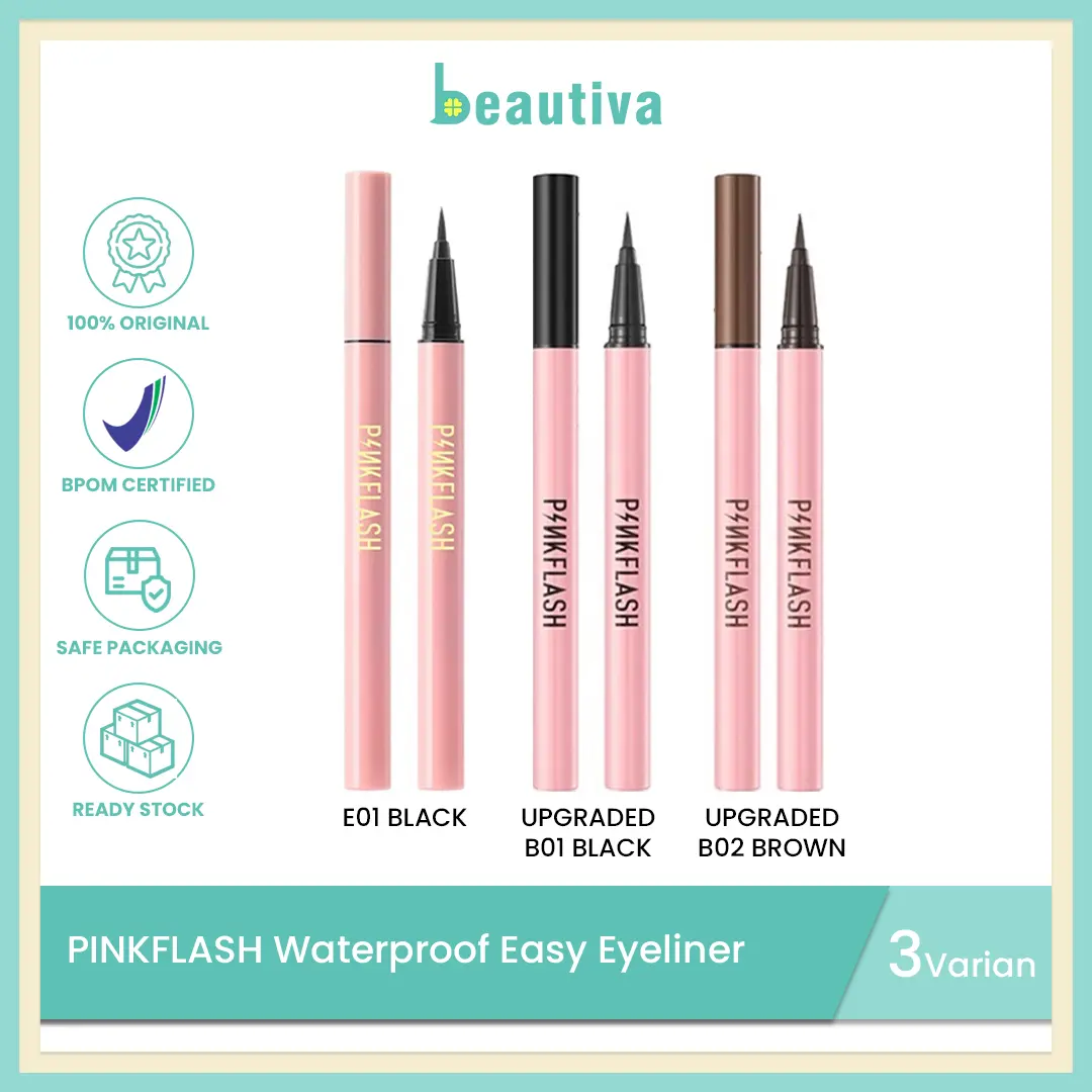 PINKFLASH Waterproof Easy Eyeliner - Evenly Pigmented Long Lasting