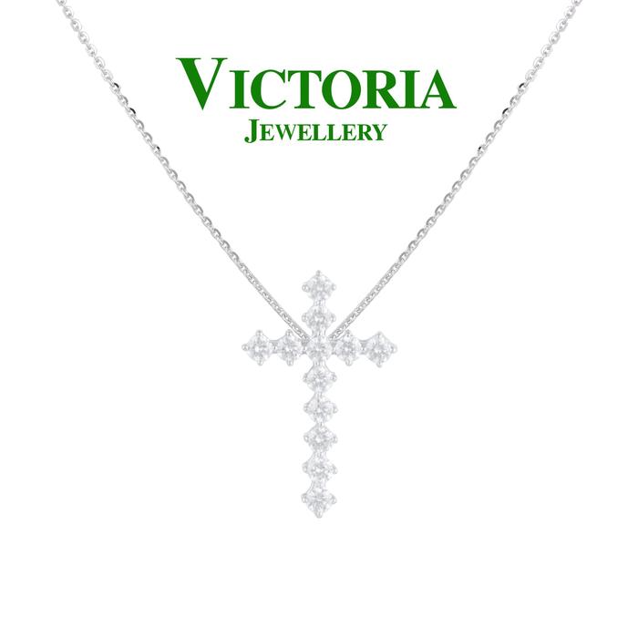Gambar Liontin salib Berlian VPD584760 Victoria Jewellery dari Victoria Jewellery Online Kota Administrasi Jakarta Selatan Tokopedia
