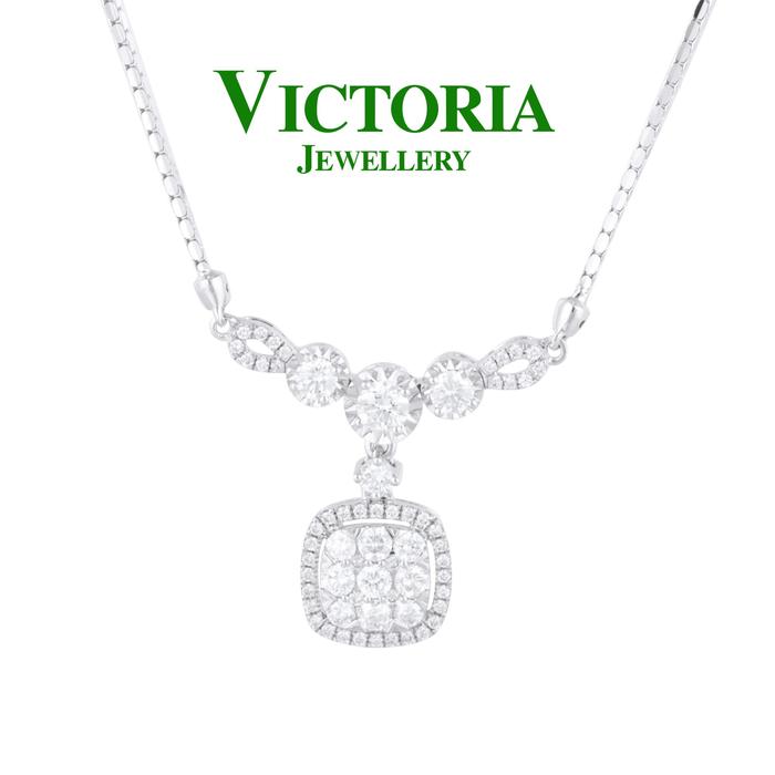 Gambar Liontin Berlian + Kalung VNK820868 Victoria Jewellery dari Victoria Jewellery Online Kota Administrasi Jakarta Selatan Tokopedia
