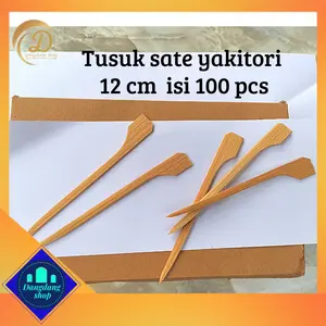 Tusuk sate dayung 12 cm isi 100 pcs | Tusuk bendera