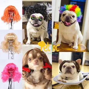 Pet wig fake hair for dog and cat