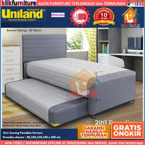 2in1 Anak Ranjang Sorong Paradise FERRERO Uniland Springbed