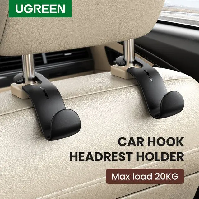 Ugreen Car Seat Headrest Hooks (2pcs)-30337
