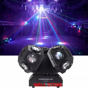 Lampu Moving Ball 3 Kepala 18x10Watt + Laser