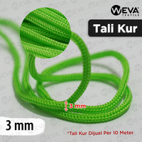 Gambar Tali Kur 3mm Aksesoris Tas Sepatu dan Gelang (10meter) - B1200 dari Weva Textile Kota Surabaya 4 Tokopedia