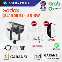 Gambar Paket Godox SL150 II Bi Colour + Softbox + Lightstand - LED Light dari Astra Foto Kota Administrasi Jakarta Pusat 1 Tokopedia