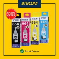 Gambar Epson T664/T6641/T6642/T6643/T6644 Black Cyan Magenta Yellow BK C M Y dari btgcom Kota Denpasar 1 Tokopedia