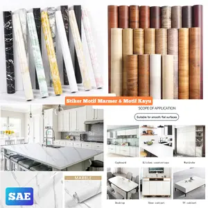 stiker dapur anti panas & minyak/wallpaper meja dapur/sticker meja
