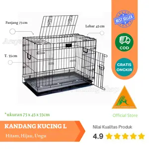 Kandang Kucing Size XL ( 75x45x55 )