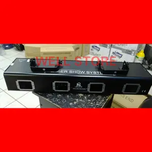 Lampu Laser Panggung Redsun 4 Mata Full Colour