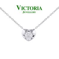 Gambar Liontin Berlian + Kalung VNK646932 Victoria Jewellery - Putih dari Victoria Jewellery Online Kota Administrasi Jakarta Selatan 3 Tokopedia