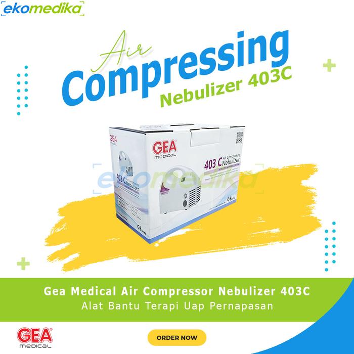 Gambar Air Compressing Nebulizer GEA 403 C / GEA 403C / Alat Uap Inhalasi dari Eko Medika Kota Administrasi Jakarta Timur Tokopedia