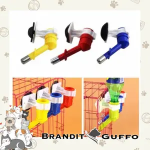 Kepala botol minum hewan gantung kandang stand bottle feeder nozzel