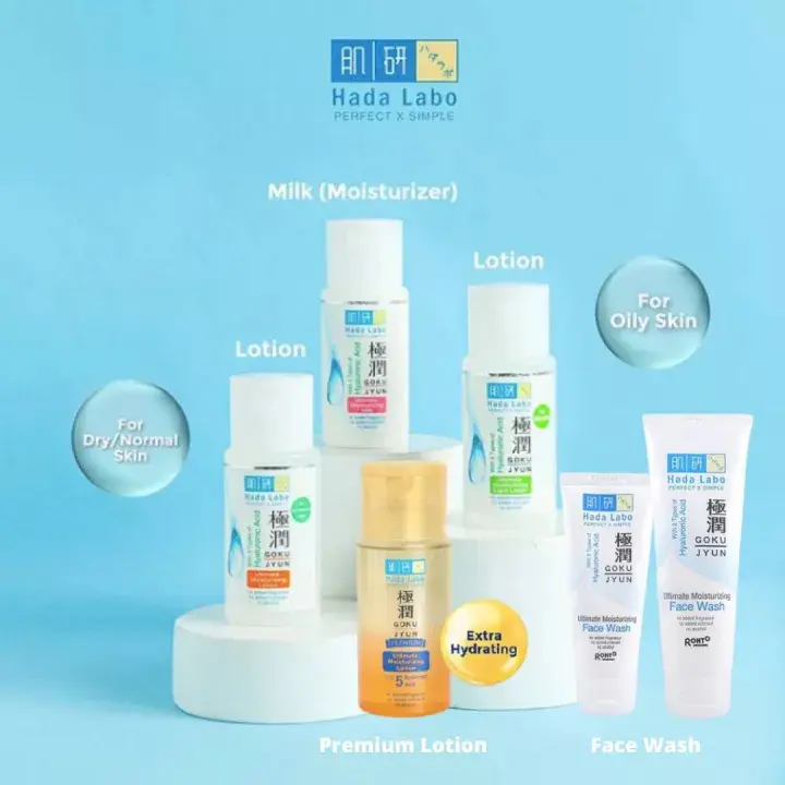 Hada Labo Gokujyun Ultimate (100ml)  Moisturizer Wajah/ Hydrating/ Cleansing/ Hyaluronic Acid/ Kulit Kering Lotion Membersihkan 1