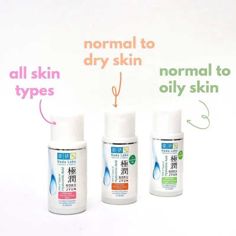 Hada Labo Gokujyun Ultimate (100ml)  Moisturizer Wajah/ Hydrating/ Cleansing/ Hyaluronic Acid/ Kulit Kering Lotion Membersihkan 3