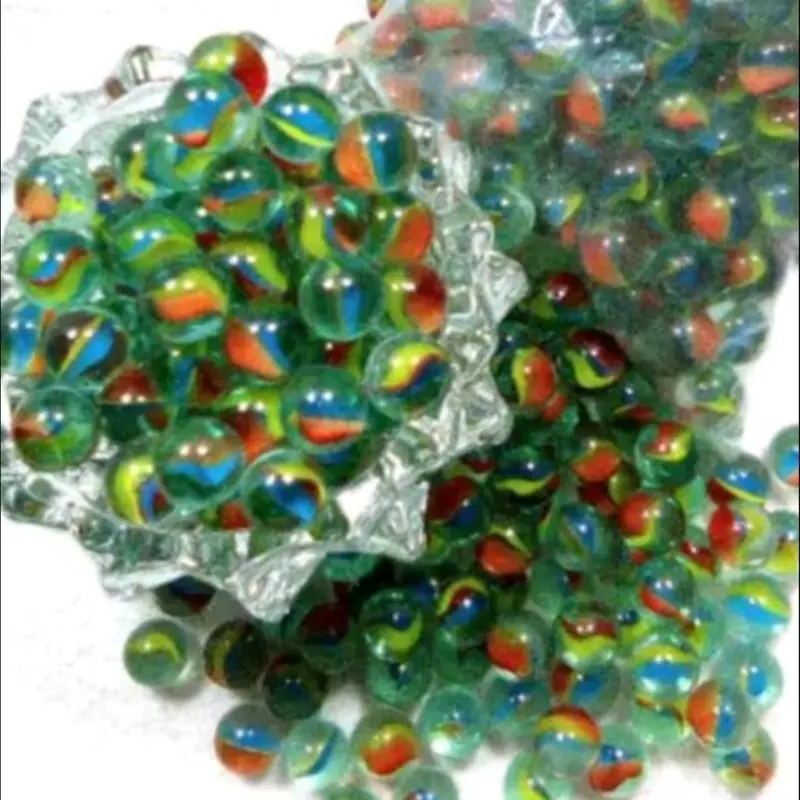 Kelereng MOTIF BELIMBING susu metalik kristal mini jumbo besar gede 0