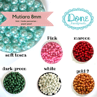 Gambar manik manik mutiara pearl beads gantungan kunci payet pearl - pink dari Done Handymade Kota Administrasi Jakarta Barat 1 Tokopedia