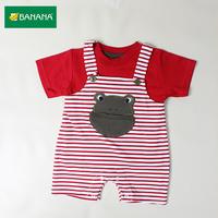 Gambar BANANA Jumper Setelan Bayi Laki - Laki Garis Bordir Kantong - Merah, S dari BANANA Official Store Kota Administrasi Jakarta Timur 1 Tokopedia
