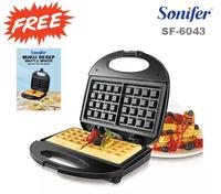 Gambar Waffle Maker Sonifer SF-6043 Nonstick / Alat Pembuat Waffle Roti dari Global Store Elektronik Kota Bekasi 3 Tokopedia