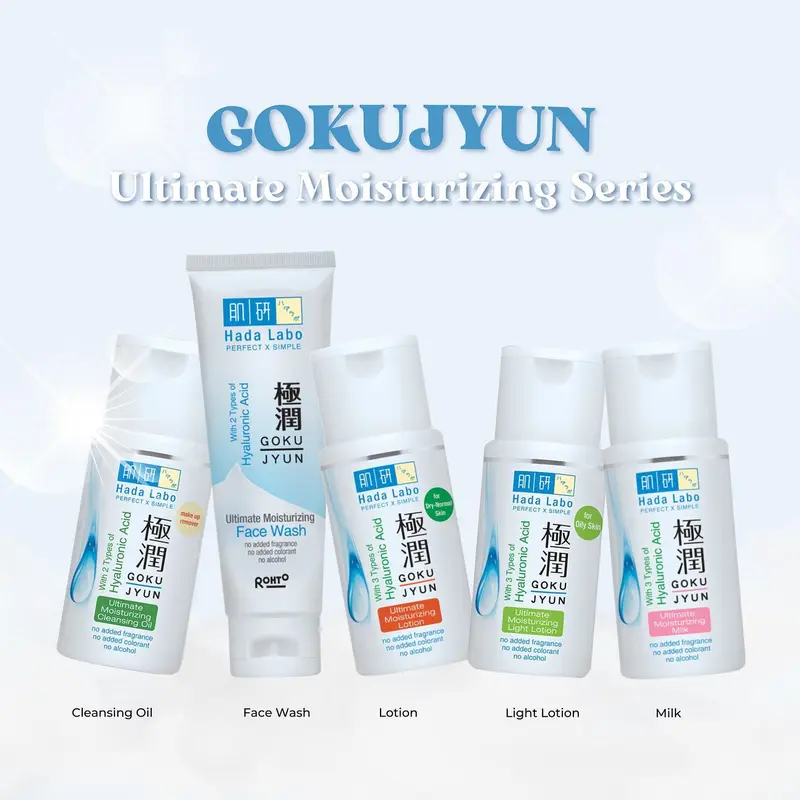 Hada Labo Gokujyun Ultimate (100ml)  Moisturizer Wajah/ Hydrating/ Cleansing/ Hyaluronic Acid/ Kulit Kering Lotion Membersihkan 0
