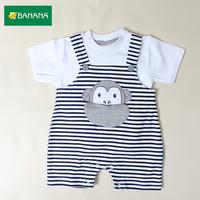 Gambar BANANA Jumper Setelan Bayi Laki - Laki Garis Bordir Kantong - Merah, S dari BANANA Official Store Kota Administrasi Jakarta Timur 4 Tokopedia
