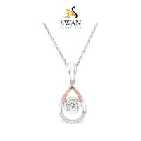 Gambar Liontin Berlian Pearshape WhiteRosegold Swan Jewellery dari Swan Jewellery Kota Administrasi Jakarta Selatan 1 Tokopedia